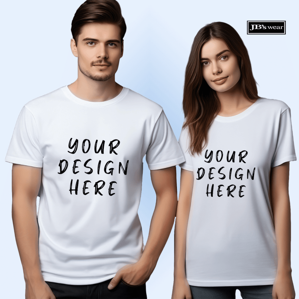 Custom Printed Comfort T-Shirt Brisbane