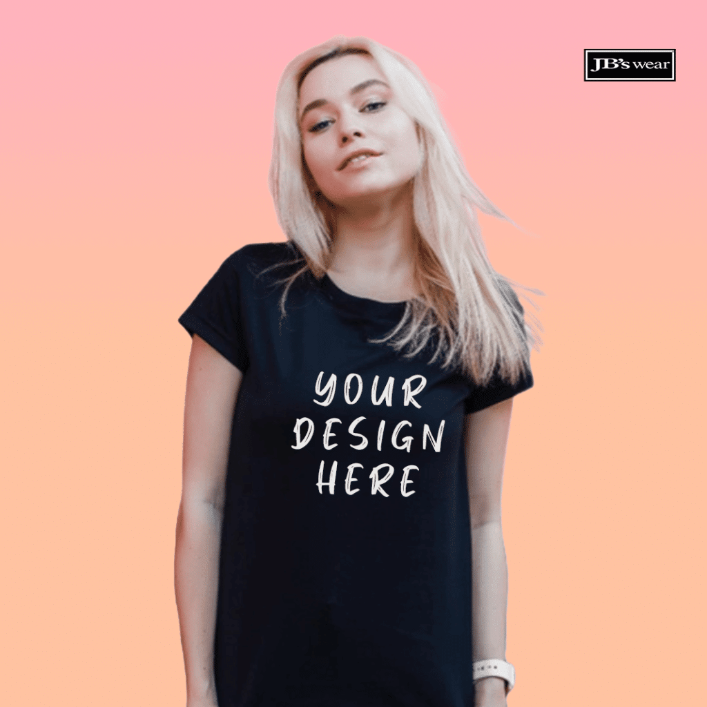 Ladies Slim Fit T-Shirts Printing in Canberra